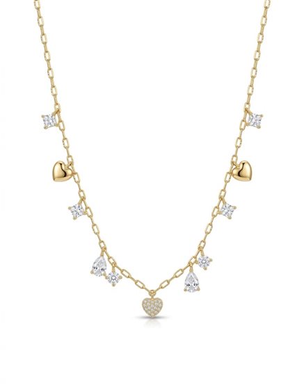 Collana Nomination Donna Precious Moves in Argento Zircone 243207-006 - 243207-006